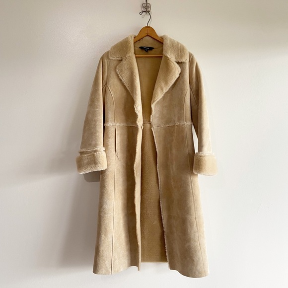 Genuine Suede Shearling Fur Coat | Poshmark